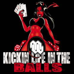 Kick Life - GD78 Softstyle® Ladies' V-Neck T-Shirt Design