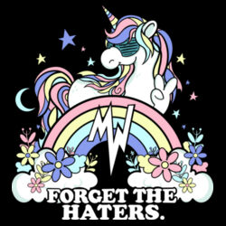 Forget The Haters - GD11 Softstyle® Adult Long Sleeve T-Shirt Design