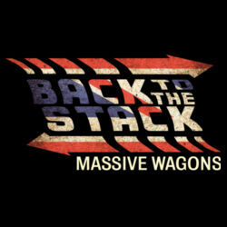Back To The Stack - 9cm Square Hardback Drinks Coaster Design