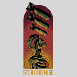 STORY OF MY DEMISE - 16oz Frosted Glass Beer Stein Design