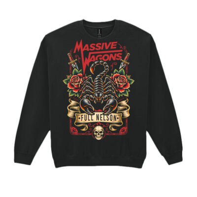 Full Nelson Scorpion Design - GD56 Heavy Blend™ Adult Crewneck Sweatshirt Thumbnail