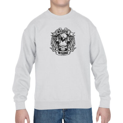 Eagle Design - GD56B Heavy Blend™ Youth Crewneck Sweatshirt Thumbnail