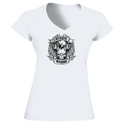 Eagle Design - GD78 Softstyle® Ladies' V-Neck T-Shirt Thumbnail