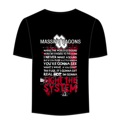 Fight The System Design - GD10 Softstyle® Adult V-Neck T-Shirt Thumbnail