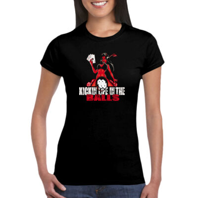 Kick Life Design - GD72 Softstyle® Ladies' T-Shirt Thumbnail