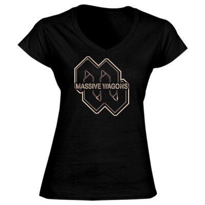 MW Logo - GD78 Softstyle® Ladies' V-Neck T-Shirt Thumbnail