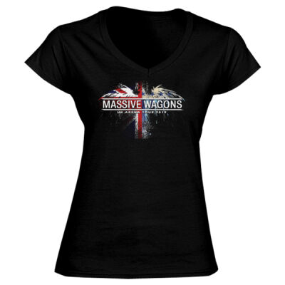 Arena Tour 2019 - GD78 Softstyle® Ladies' V-Neck T-Shirt Thumbnail