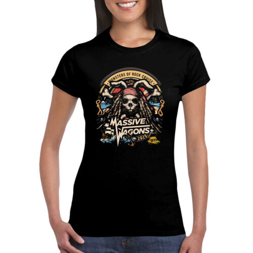 Monsters Of Rock Cruise 2025 - GD72 Softstyle® Ladies' T-Shirt Thumbnail