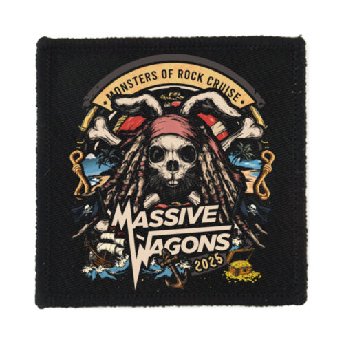 Monsters Of Rock Cruise 2025 - PS01 8cm Square Sew-On Patch Thumbnail