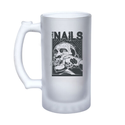 Nails - 16oz Frosted Glass Beer Stein Thumbnail