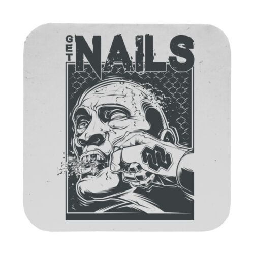 Nails - 9cm Square Hardback Drinks Coaster Thumbnail