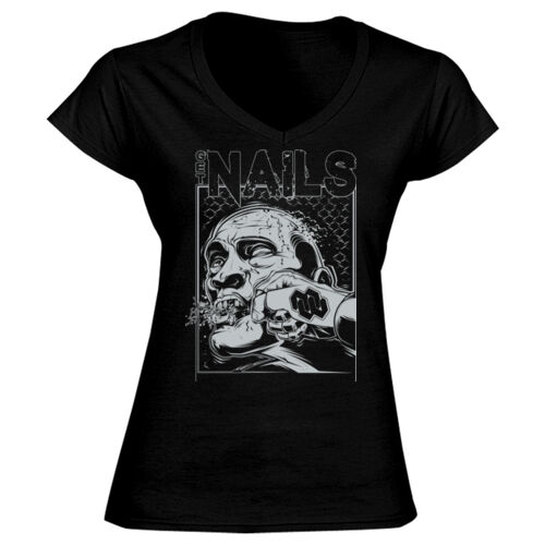 Nails - GD78 Softstyle® Ladies' V-Neck T-Shirt Thumbnail
