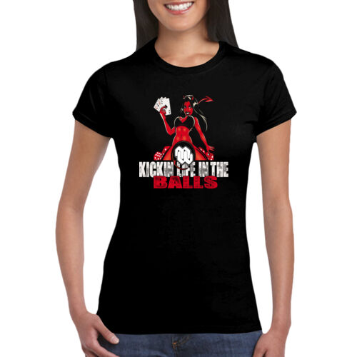 Kick Life - GD72 Softstyle® Ladies' T-Shirt Thumbnail