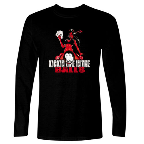 Kick Life - GD11 Softstyle® Adult Long Sleeve T-Shirt Thumbnail