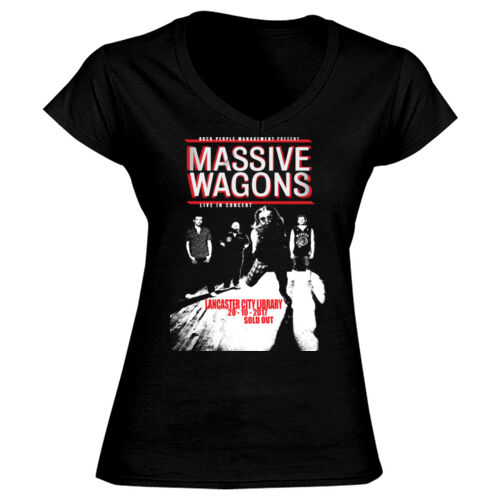 Lancaster Library - GD78 Softstyle® Ladies' V-Neck T-Shirt Thumbnail
