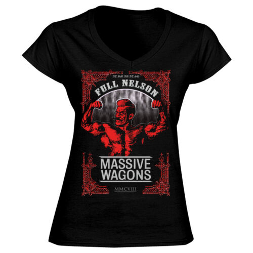 Full Nelson - GD78 Softstyle® Ladies' V-Neck T-Shirt Thumbnail