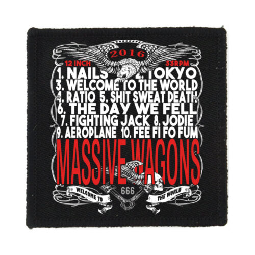 WTTW Album Songs - PS01 8cm Square Sew-On Patch Thumbnail