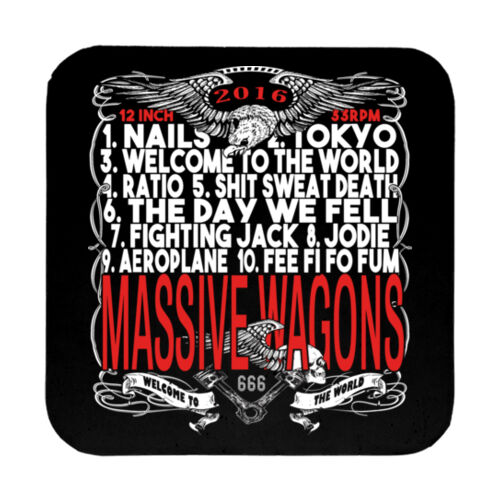WTTW Album Songs - 9cm Square Hardback Drinks Coaster Thumbnail