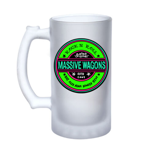 Mr Zoggs (Green) - 16oz Frosted Glass Beer Stein Thumbnail
