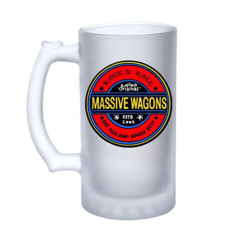 Mr Zoggs (Red) - 16oz Frosted Glass Beer Stein Thumbnail