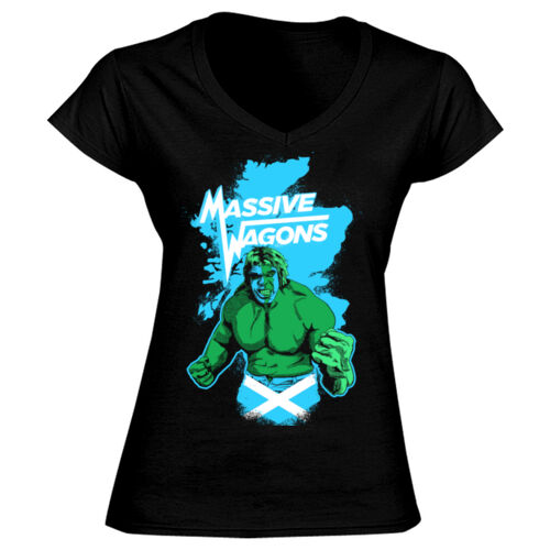 Scotland 2024 - GD78 Softstyle® Ladies' V-Neck T-Shirt Thumbnail