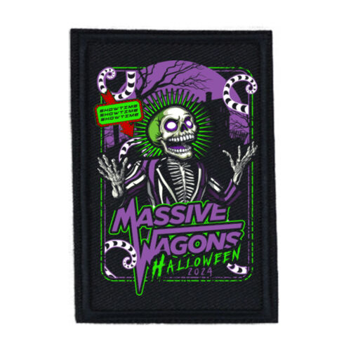 Halloween 2024 - PR01 Portrait 8cm x 12cm Rectangle Sew-On Patch Thumbnail