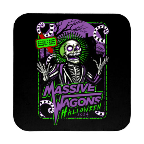 Halloween 2024 - 9cm Square Hardback Drinks Coaster Thumbnail