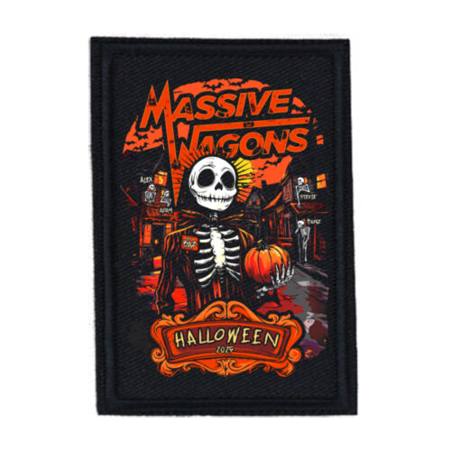 Halloween 2025 - PR01 Portrait 8cm x 12cm Rectangle Sew-On Patch Thumbnail