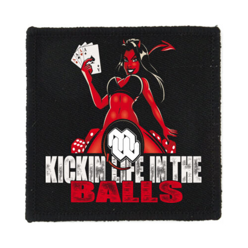 Kick Life - PS01 8cm Square Sew-On Patch Thumbnail