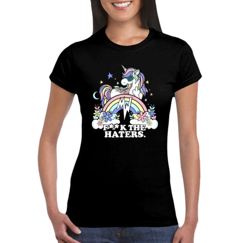 Fuck The Haters - GD72 Softstyle® Ladies' T-Shirt Thumbnail