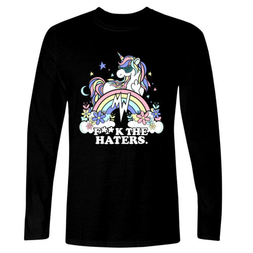 Fuck The Haters - GD11 Softstyle® Adult Long Sleeve T-Shirt Thumbnail