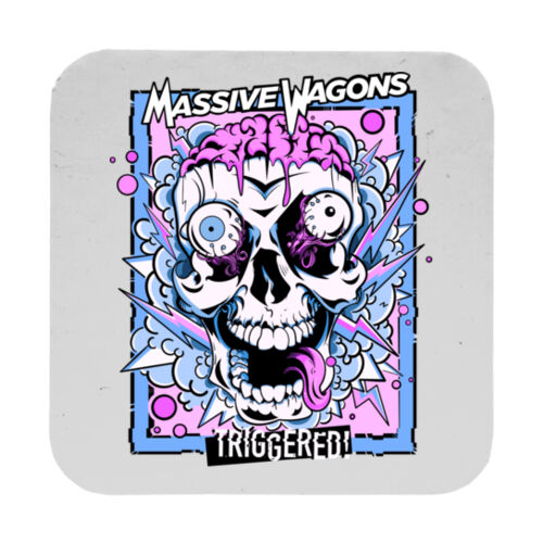 Triggered - 9cm Square Hardback Drinks Coaster Thumbnail