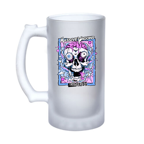 Triggered - 16oz Frosted Glass Beer Stein Thumbnail