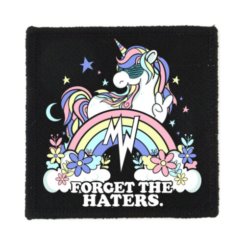 Forget The Haters - PS01 8cm Square Sew-On Patch Thumbnail