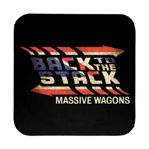 Back To The Stack - 9cm Square Hardback Drinks Coaster Thumbnail
