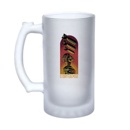 STORY OF MY DEMISE - 16oz Frosted Glass Beer Stein Thumbnail
